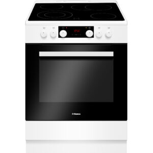 Aragaz electric Hansa FCCW69493, Vitroceramic, Grill, Clasa A