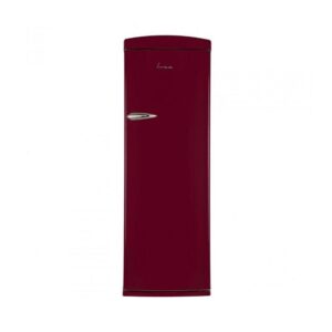 Frigider cu o usa Fram FSD-VRR315BDF+, 315l, Clasa F, Ventilator, Lumina LED, H 176.9 cm, Visiniu