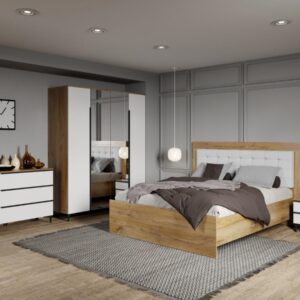 Set Mobila Dormitor Montero cu oglinda