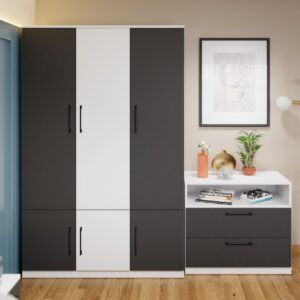 Dulap Benjamin Gri / Alb – C124/05