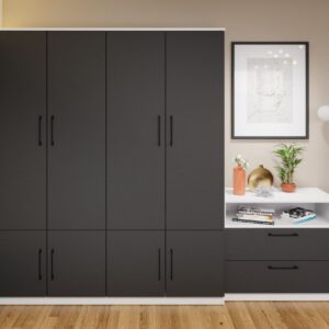 Dulap Benjamin Gri / Alb – C164/02