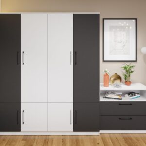 Dulap Benjamin Gri / Alb – C164/07