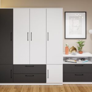 Dulap Benjamin Gri / Alb – C165/03