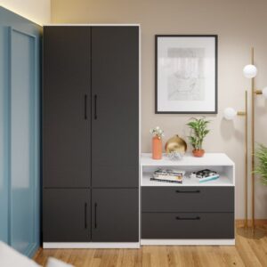 Dulap Benjamin Gri / Alb – C83/03