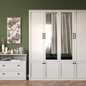 Dulap Class Alb cu oglinda – C164/04