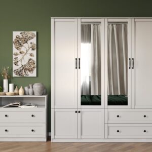 Dulap Class Alb cu oglinda – C164/05