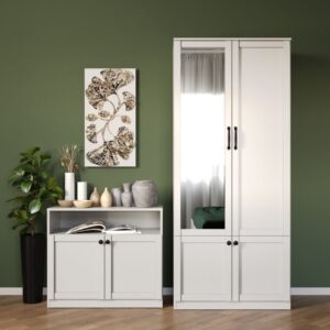 Dulap Class Alb cu oglinda – C83/03