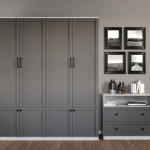 Dulap Grafit Gri/Alb – C164/01