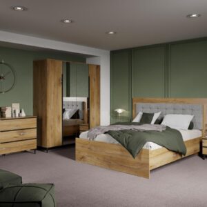 Set Mobila Dormitor Beverley cu oglinda