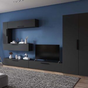 Living Pati 170 – Mobila Sufragerie Gri Antracit