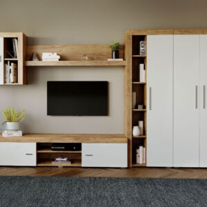 Mobila sufragerie – Living Milan C1 UNO Stejar