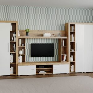 Mobila sufragerie – Living Milan C3 UNO Stejar