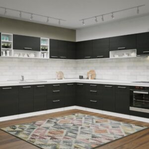 Set Mobila Bucatarie Colt Mina 300*300 Alb/Ferrara – C32