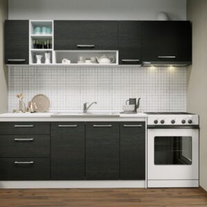 Set Mobila Bucatarie Mina 230 Alb/Ferrara C23