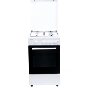 Aragaz pe Gaz Vision Chef VAG5060AGLA, 4 arzatoare, Aprindere electrica, Grill, Lumina cuptor, Duze GPL incluse, 50 x 60, Alb