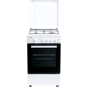 Aragaz pe Gaz Vision Chef VAG50AGLA, 4 arzatoare, Aprindere electrica, Grill, Alb