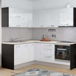 Bucatarie Italia 175*215 Alb Lucios – C42