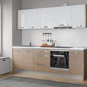 Bucatarie Italia 250 Urbano/Alb Lucios – C03