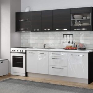 Bucatarie Italia 270 Alb Lucios/Ferrara – C11