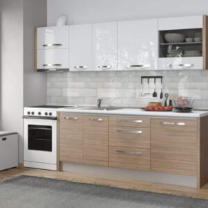 Bucatarie Italia 270 Urbano/Alb Lucios – C09