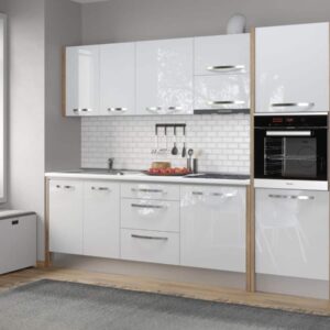 Bucatarie Italia 280 Alb Lucios – C18