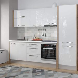 Bucatarie Italia 280 Alb Lucios – C30