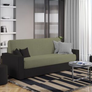 Canapea Extensibila Corsica Verde / Negru