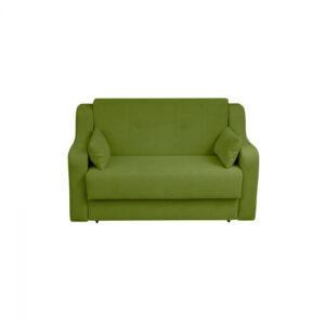 Canapea GINA II extensibila, 2 locuri, cu arcuri si lada depozitare, verde deschis, 155x100x95 cm