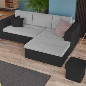 Coltar Ivy Gri Deschis / Gri Antracit