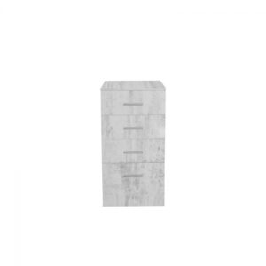 Comoda ALMA, 4 sertare, pin antichizat, 50x40x103 cm