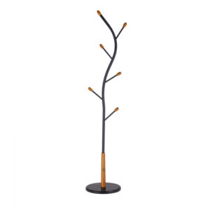 Cuier W45, negru, 38×186 cm