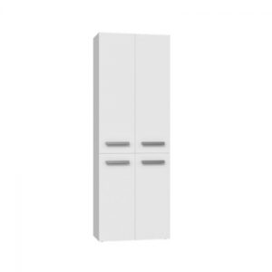 Dulap baie ADINO, 4 usi, alb, 60x30x174 cm