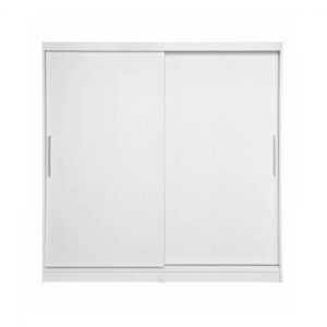 Dulap CORFU 01, usi glisante, alb, 200x60x200 cm