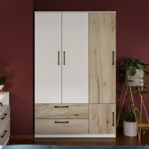 Dulap Relax Alb / Stejar k02 – C124/01