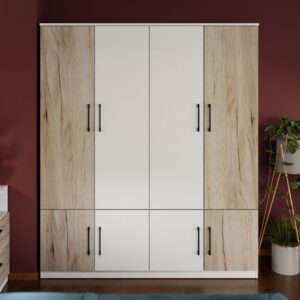 Dulap Relax Alb / Stejar k02 – C164/04