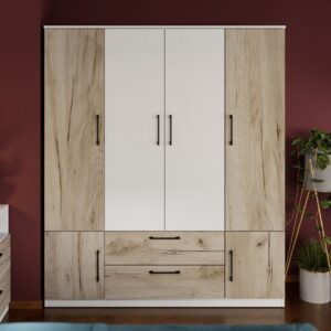 Dulap Relax Alb / Stejar k02 – C165/01