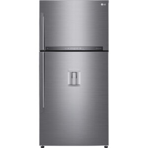 Frigider cu doua usi LG GTF916PZPED, No Frost, 592 l, Dozator apa, Mirror Touch Display, Clasa E