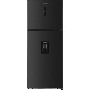 Frigider cu doua usi Heinner HF-HM413NFDXWDE++, 413 l, H 178 cm, Clasa E, Dark Inox