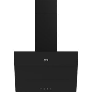 Hota decorativa Beko BHCA69642BH, Absorbtie 600 m3/h, 3 trepte, Negru