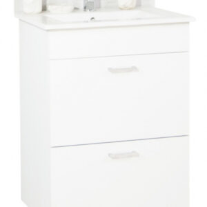 Set Baza si Lavoar, seria 067, cu sertare, 50 cm, alb