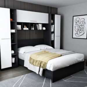 Set Mobila Dormitor Mario 2.87m pat incadrat