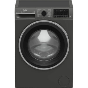 Masina de spalat rufe Beko B5WFU58415M, 8 kg, 1400 RPM, Hygiene+, Steam Therapy, Clasa A, Gri