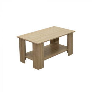 Masuta living, stejar sonoma deschis, 90x50x45 cm