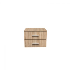 Noptiera ALMA, 2 sertare, sonoma deschis, 50x30x42 cm