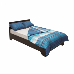 Pat ALMA, cu picioare, sonoma inchis + deschis, 120×200 cm