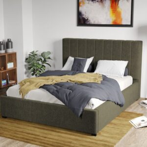 Pat Tapitat Adam cu somiera fixa Olive – Eden 12 140×200