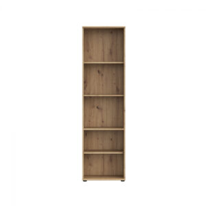 Raft NIKO, cu 4 rafturi, stejar artisan, 50x29x181 cm