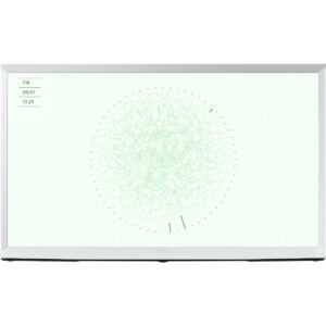 Televizor Samsung Lifestyle The Serif QLED 43LS01D,108 cm, 4K, Smart, Clasa G (Model 2024), Cloud White
