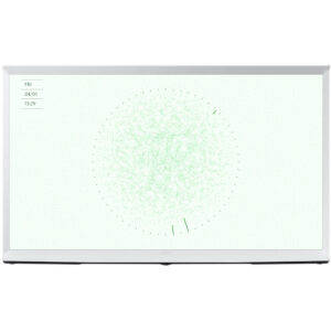 Televizor Samsung Lifestyle The Serif QLED 50LS01D, 125 cm, 4K, Smart, Clasa G (Model 2024), Cloud White