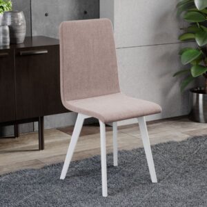 Scaun Rosa Crem- Rino 6 – Tip Scoica Tapitat